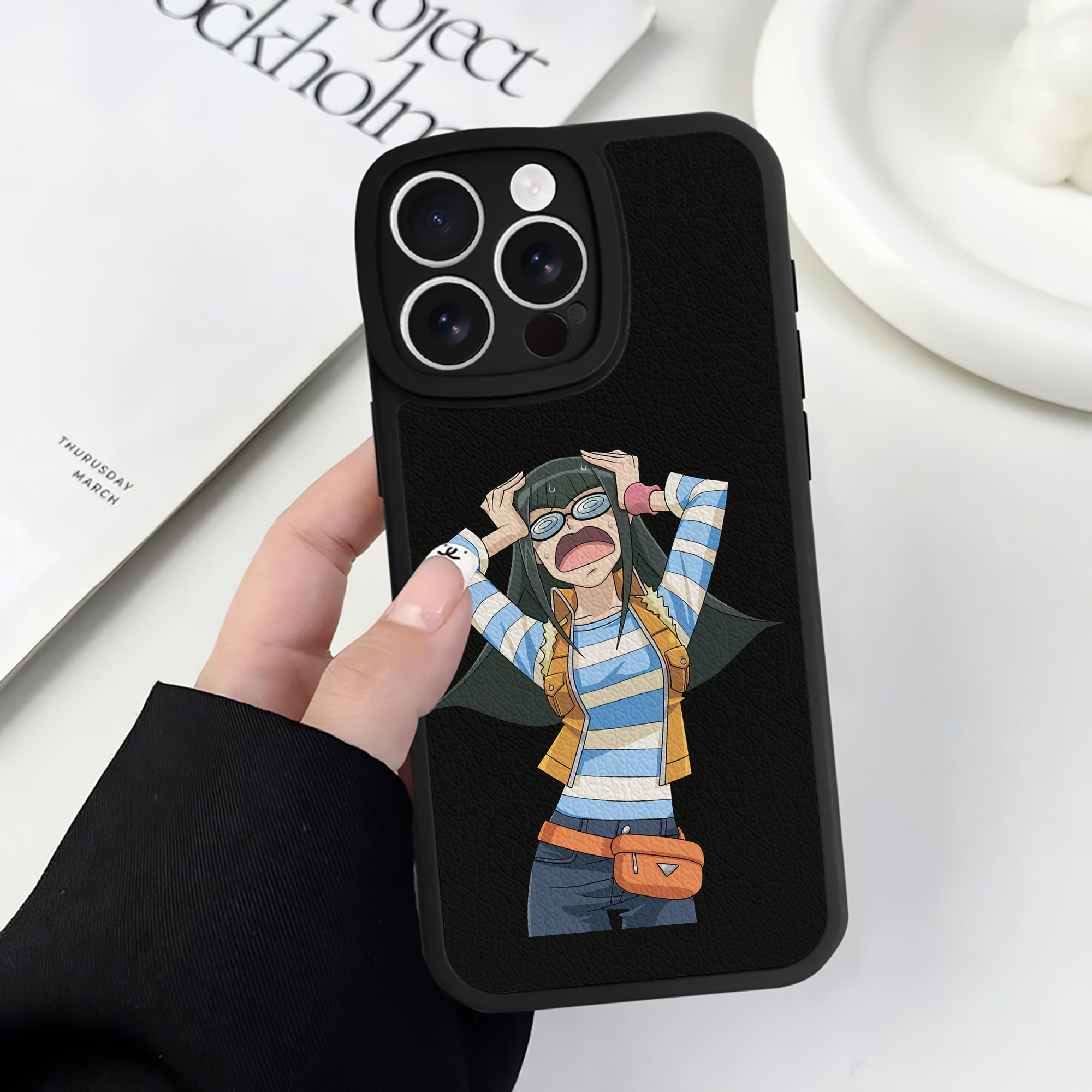 （画像用） 遊☆戯☆王 Yu-Gi-Oh! 【iPhone 16シリーズ対応】シリコンスマホケース（レザー調） 材質：シリコン